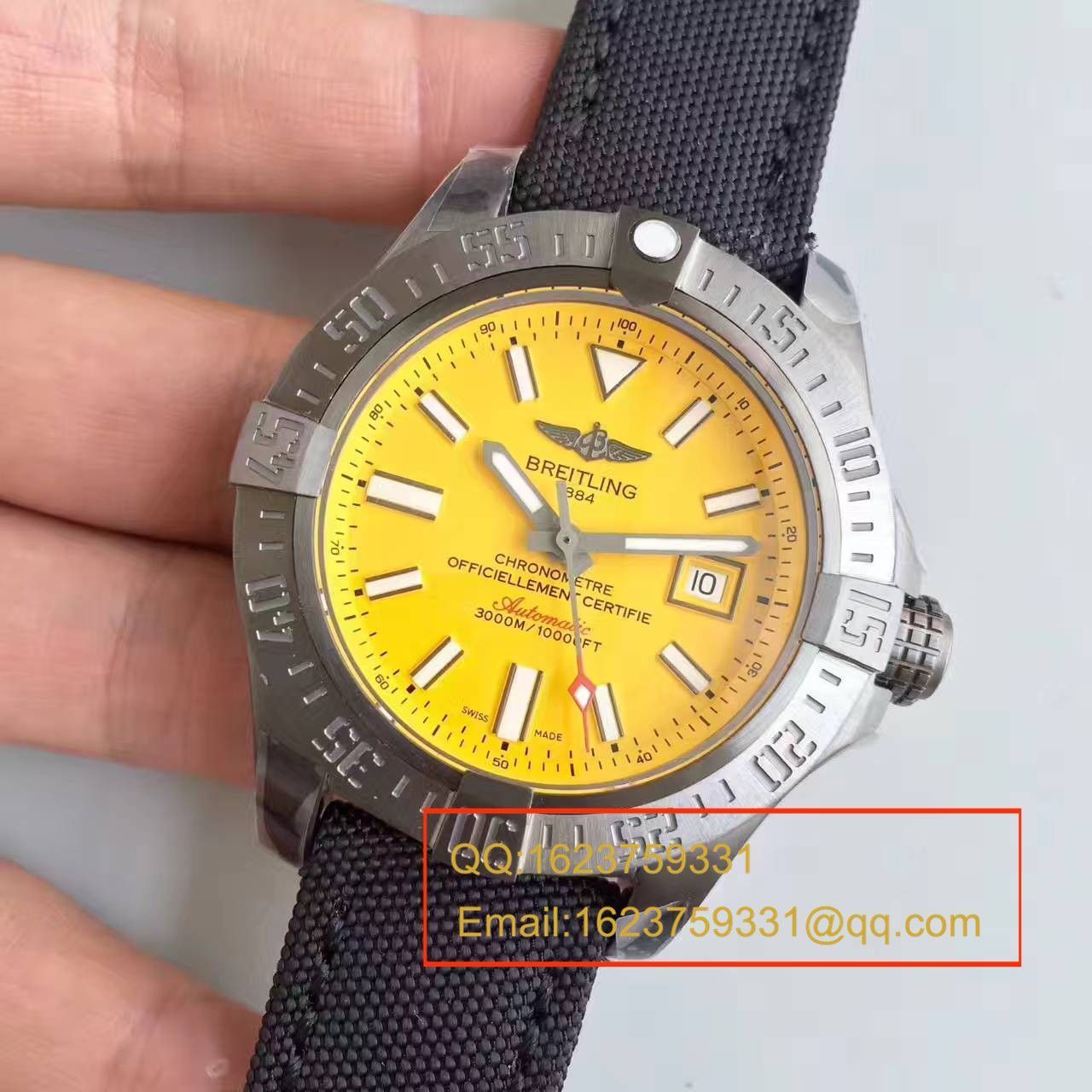 【GF厂一比一超A高仿手表】【游泳神器】百年灵复仇者二代深潜海狼系列黄鸟 M17331E2|I530|109W|M20BASA.1腕表 / BL074