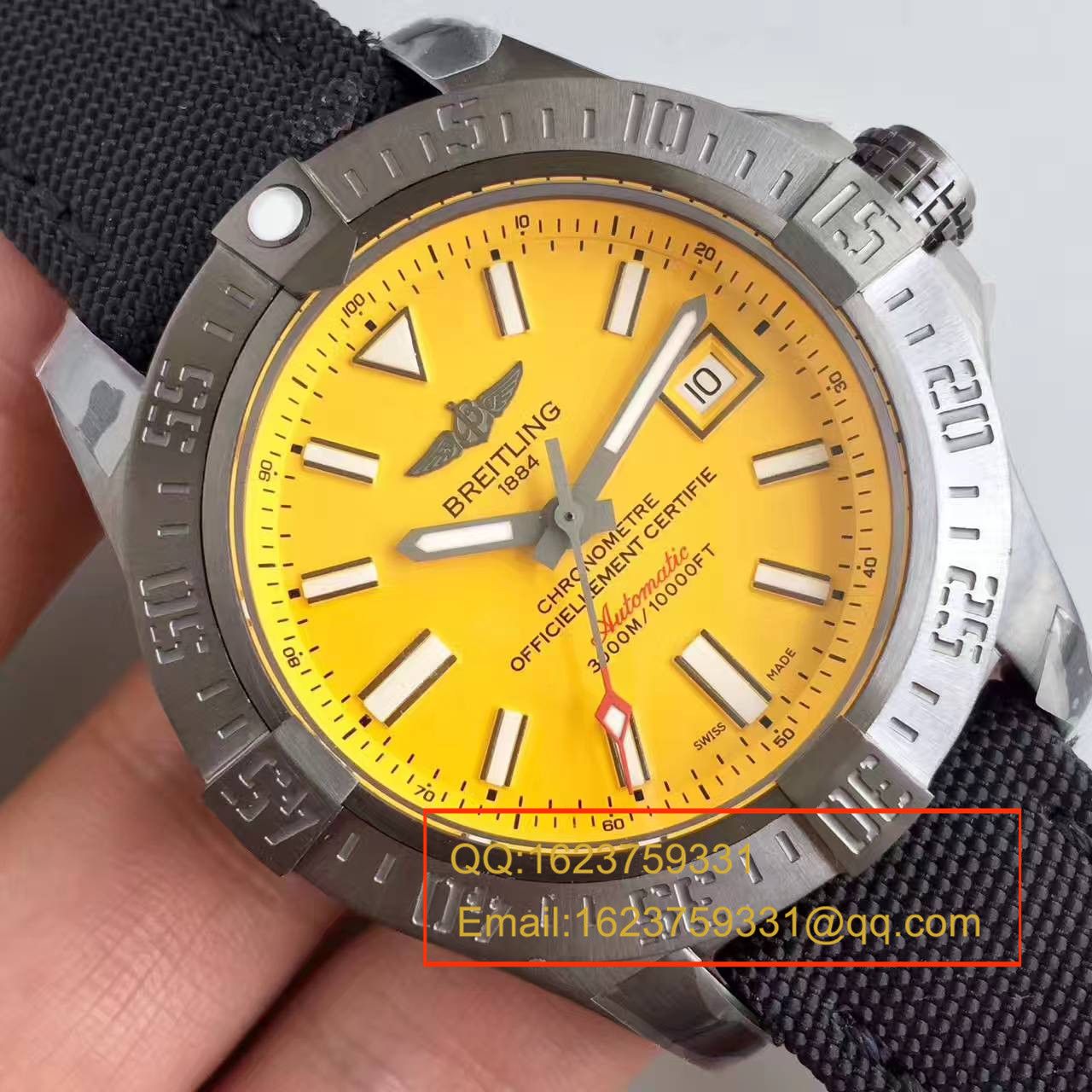 【GF厂一比一超A高仿手表】【游泳神器】百年灵复仇者二代深潜海狼系列黄鸟 M17331E2|I530|109W|M20BASA.1腕表 / BL074