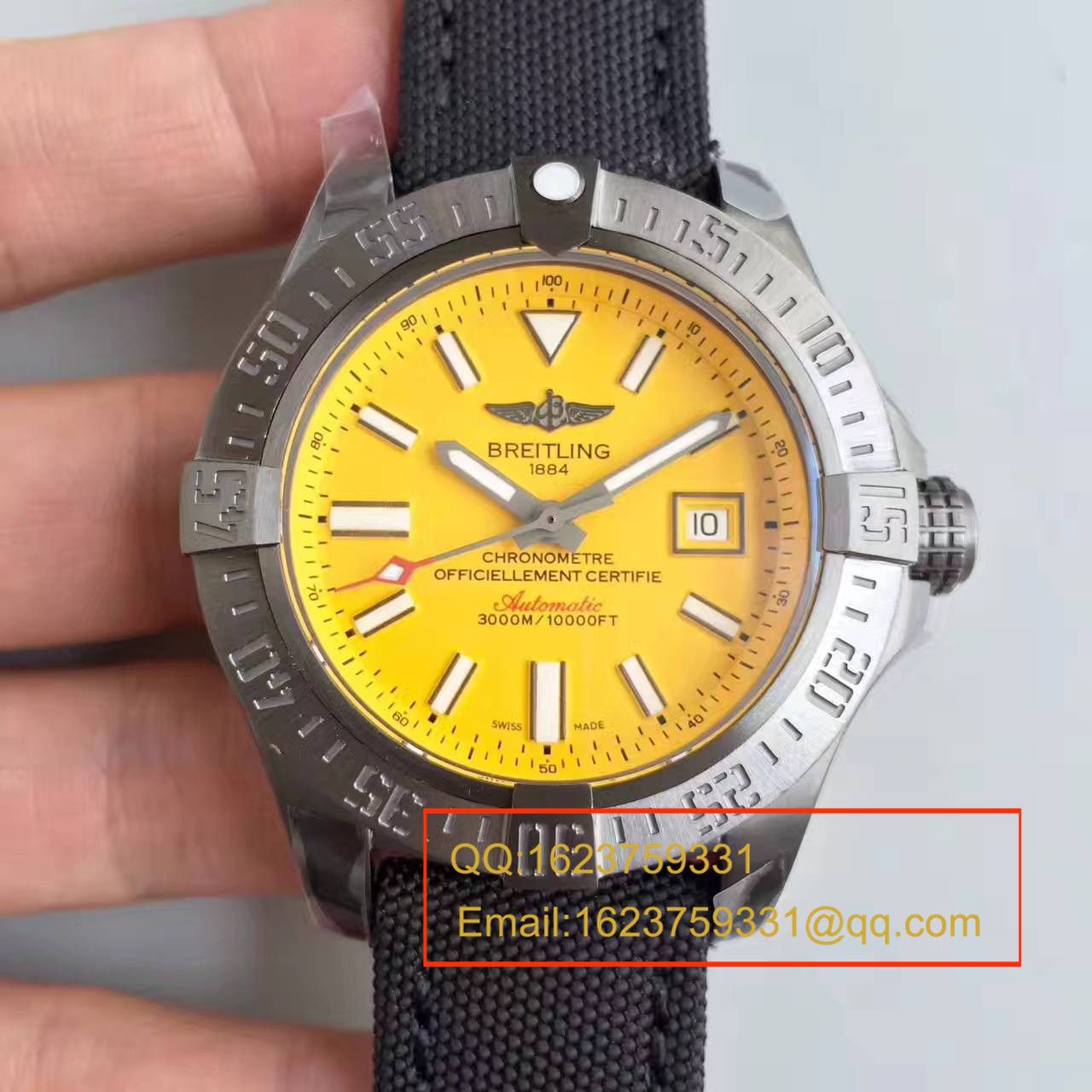 【GF厂一比一超A高仿手表】【游泳神器】百年灵复仇者二代深潜海狼系列黄鸟 M17331E2|I530|109W|M20BASA.1腕表 / BL074