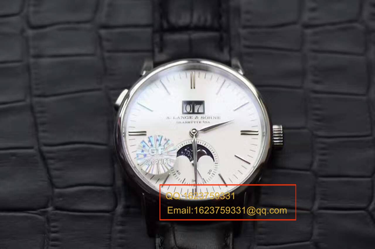 【实拍图鉴赏】GF一比一精高仿手表之朗格萨克森系列384.026、384.032男表 / LS010