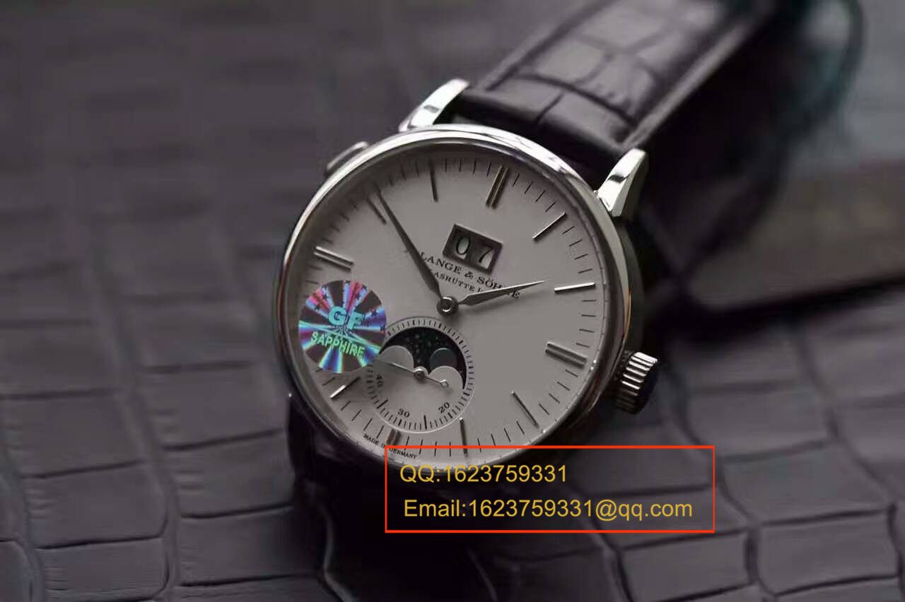 【实拍图鉴赏】GF一比一精高仿手表之朗格萨克森系列384.026、384.032男表 / LS010