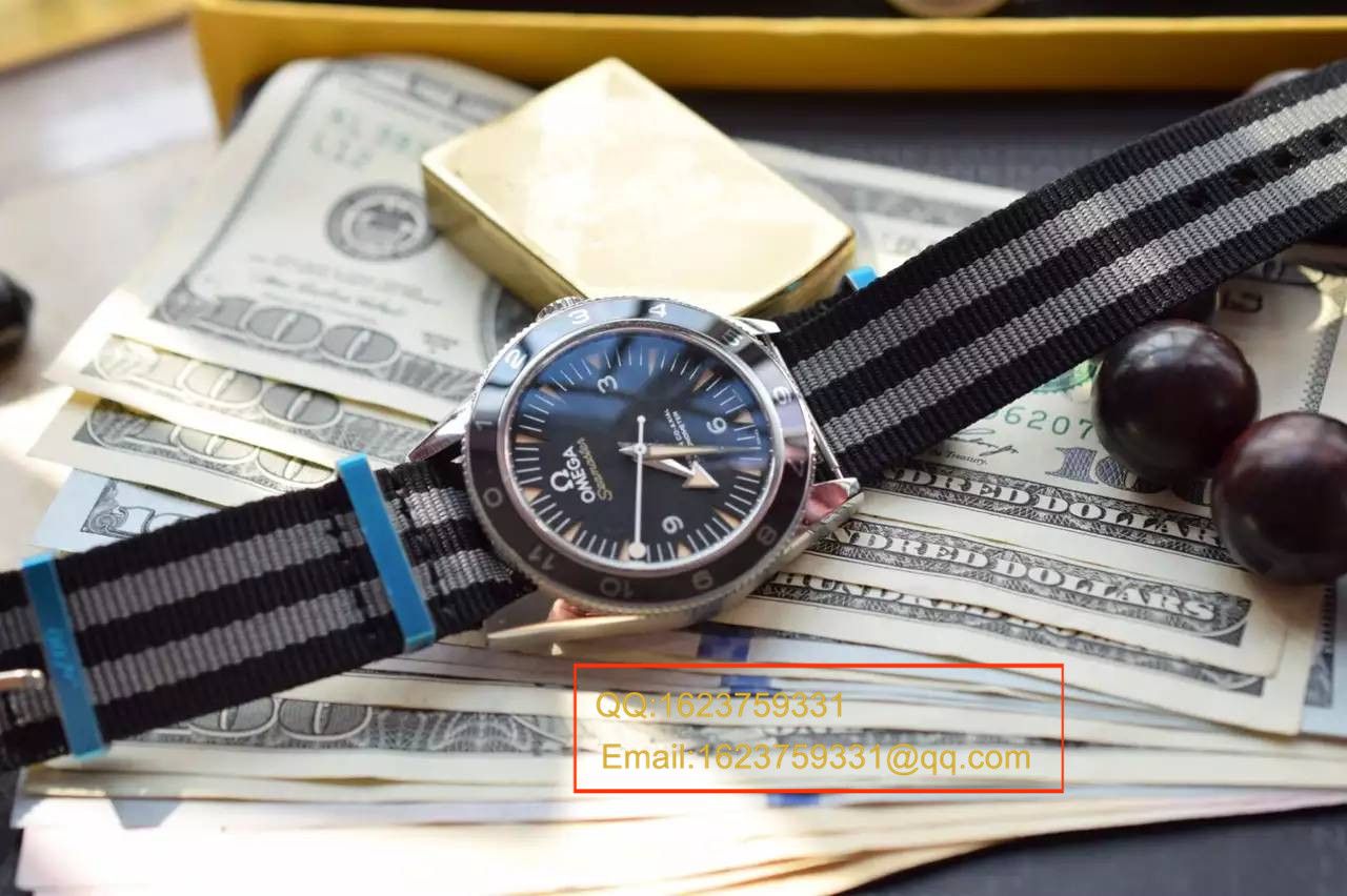 【KW厂超A精仿手表】欧米茄海马系列占士邦007特别版之幽灵党 233.32.41.21.01.001 男士机械腕表 / MAG010