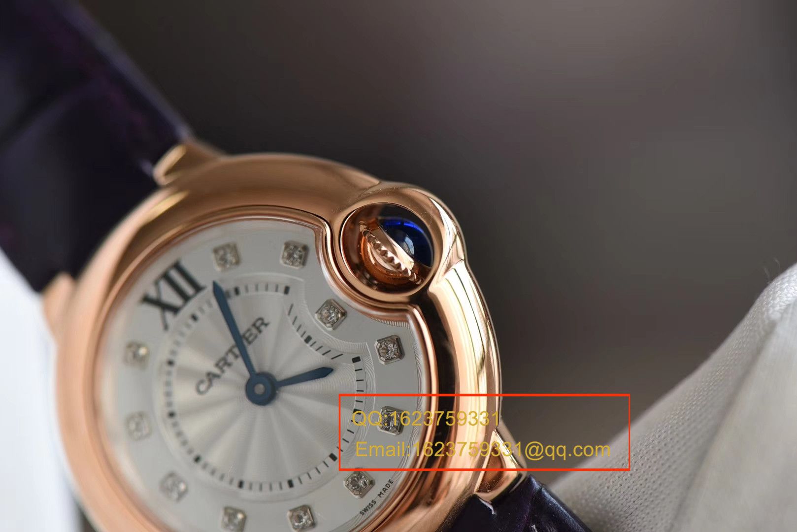 【HBBV6一比一超A高仿手表】卡地亚蓝气球系列WE902050女士小号蓝气球28毫米石英腕表 / K131