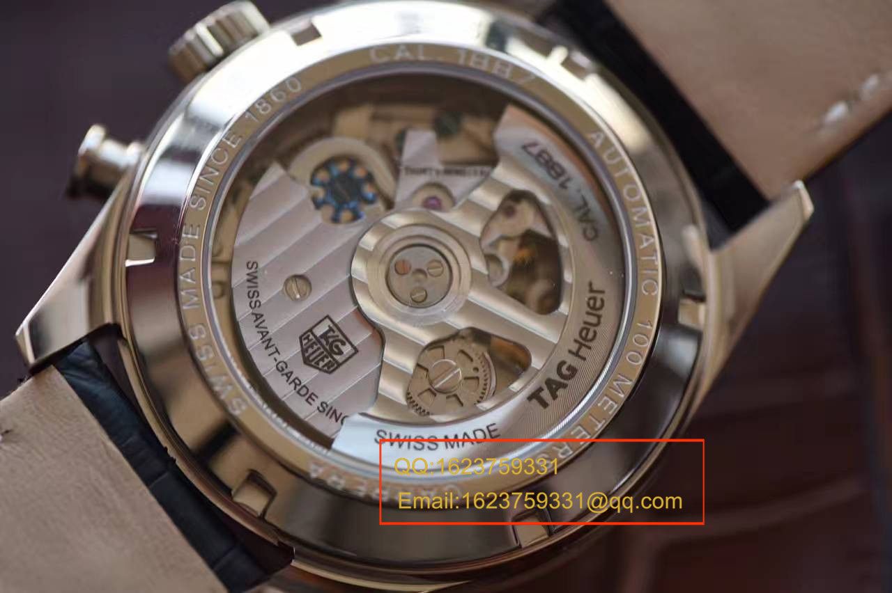 【视频解析】V6厂1:1精高仿手表之泰格豪雅卡莱拉系列CAR2110.FC6266腕表 / TGB0041