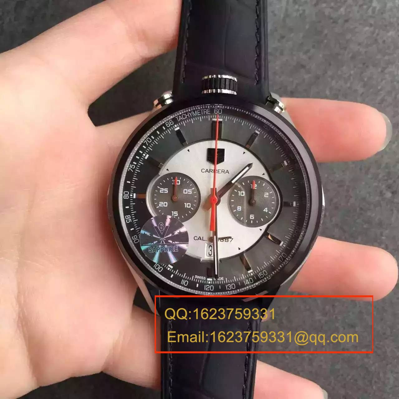 【V6厂超A精高仿手表】泰格豪雅卡莱拉系列1887系列CAR2C11.FC6327Jack Heuer腕表 / TG010
