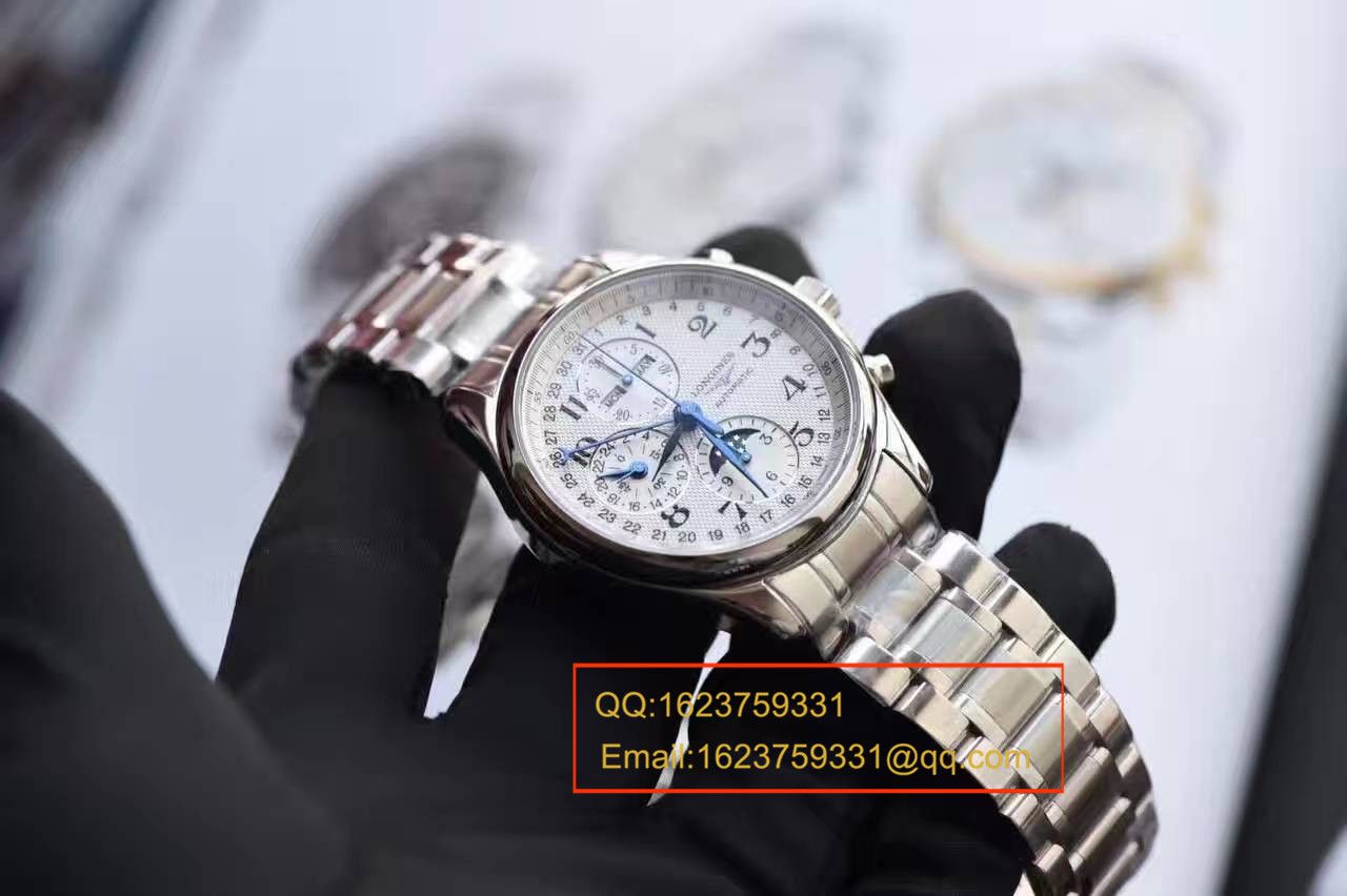 【视频评测YL工厂超A1:1精高仿手表】浪琴名匠专柜最新款 L2.773.4.78.6月相男表（自动锤L678.2刻字） / L060