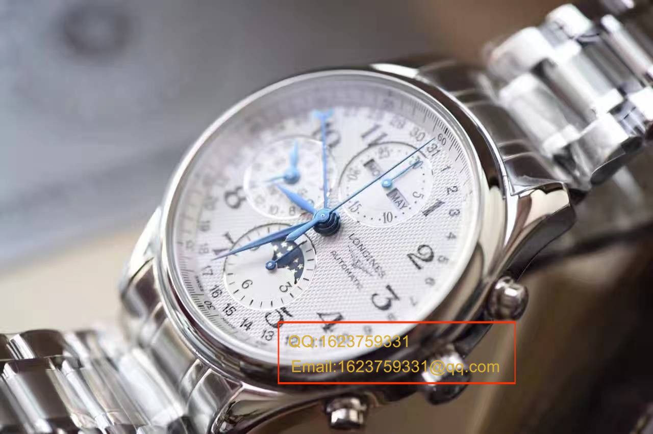 【视频评测YL工厂超A1:1精高仿手表】浪琴名匠专柜最新款 L2.773.4.78.6月相男表（自动锤L678.2刻字） / L060