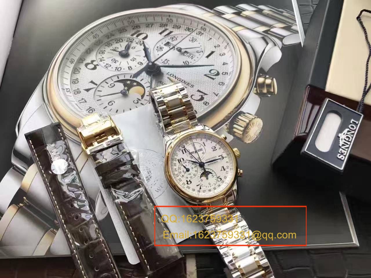 【视频评测YL厂1:1超A高仿手表】浪琴名匠 L2.773.4.78.6月相 最新登场男表（认准自动锤L678.2刻字） / L059