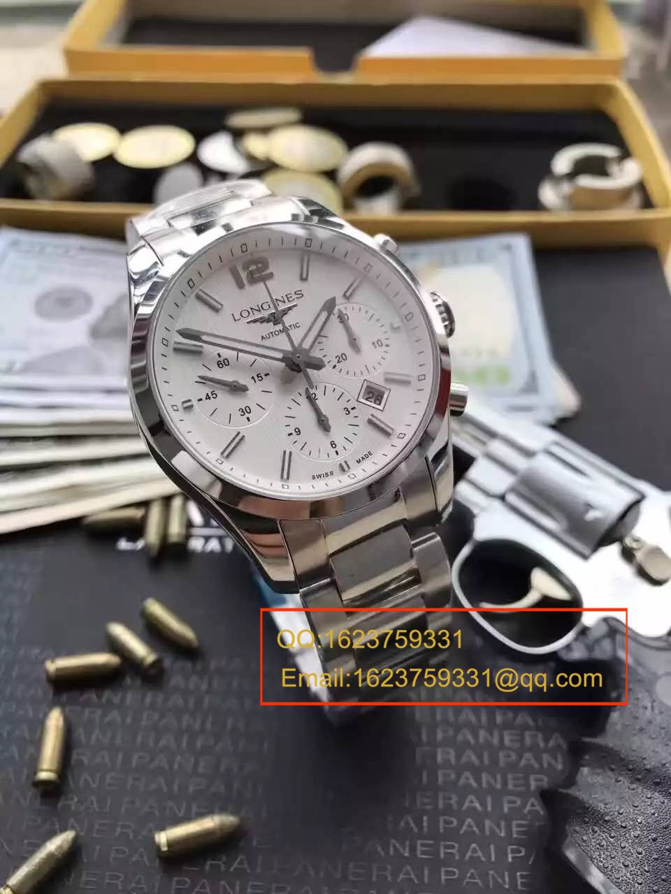 【视频评测YL厂1:1顶级复刻高仿手表】浪琴康铂系列L2.786.4.76男表 / LAF053