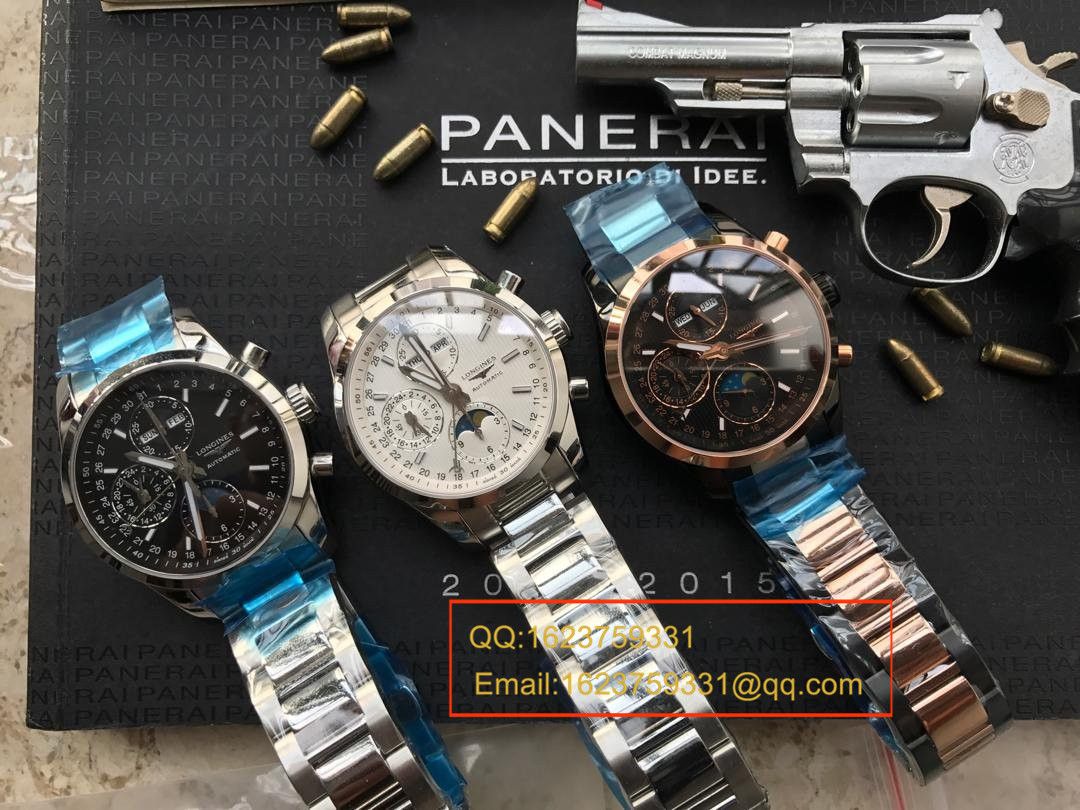 【视频评测YL厂1:1超A高精仿手表】浪琴康铂系列月相腕表L2.798.4.72.6 