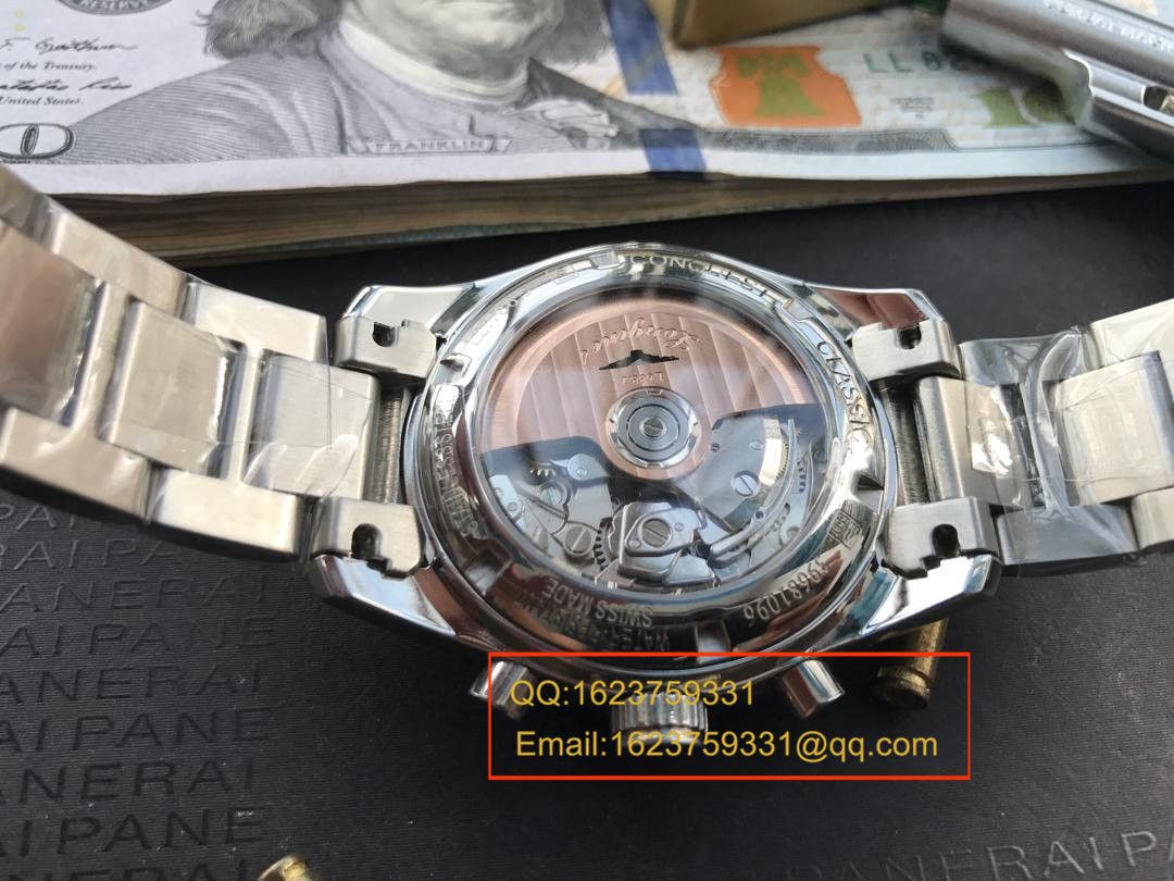 【视频评测YL厂1:1超A高精仿手表】浪琴康铂系列月相腕表L2.798.4.72.6 