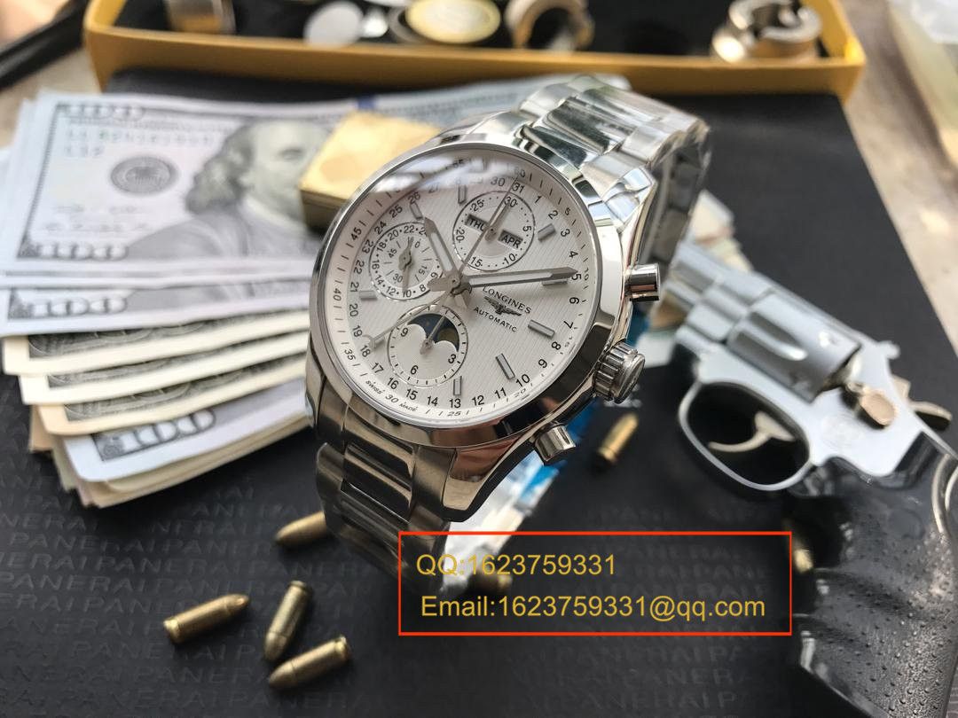 【视频评测YL厂1:1超A高精仿手表】浪琴康铂系列月相腕表L2.798.4.72.6 