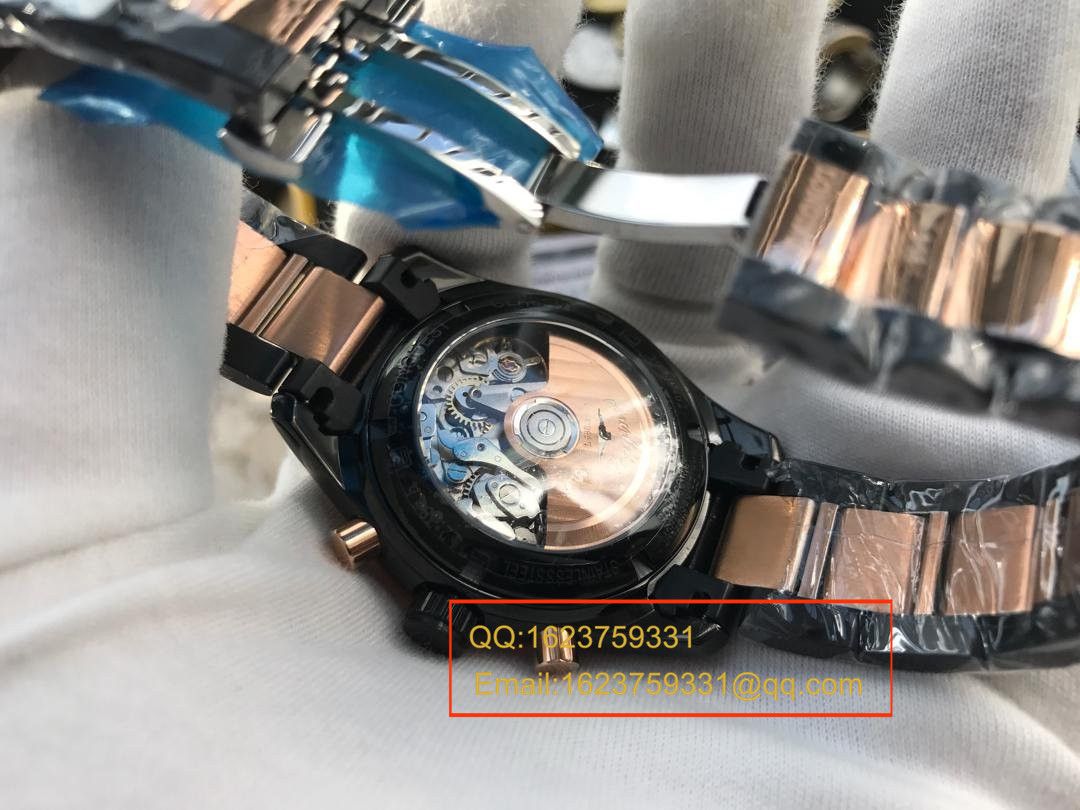 【视频评测YL厂一比一超A高仿手表】浪琴康铂旗舰版黑面间金版男表 