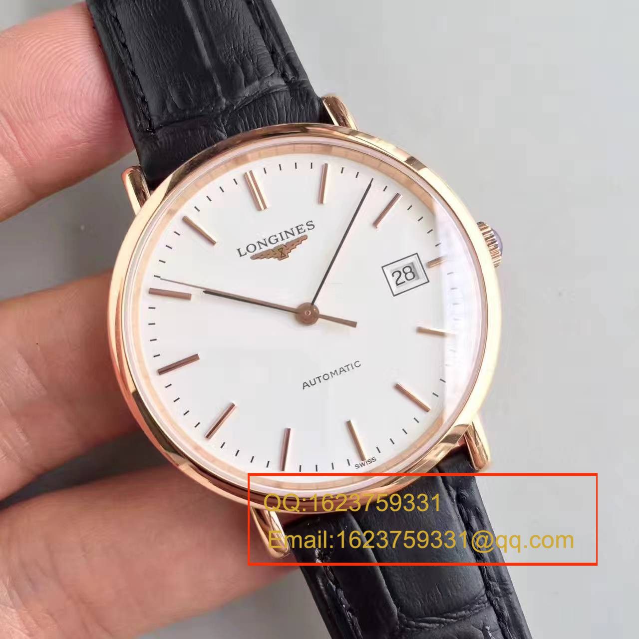 【台湾厂1:1超A高精仿手表】浪琴博雅系列L4.787.8.12.0腕表 / L089