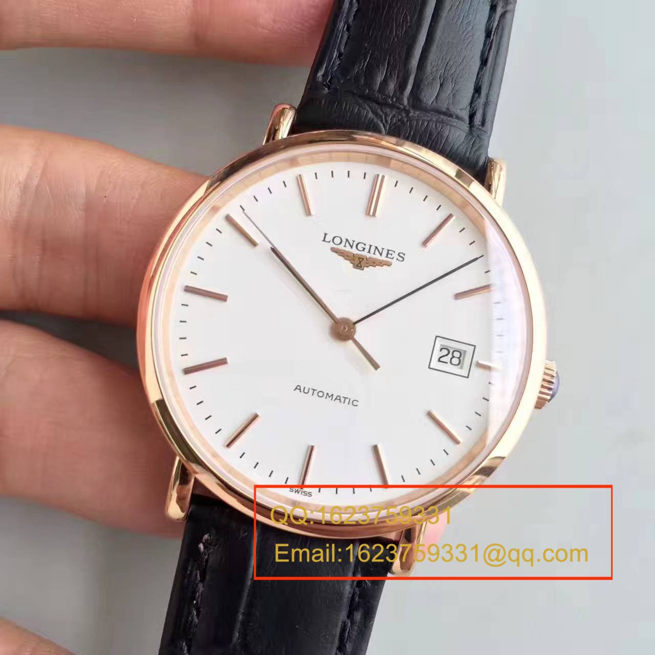 【台湾厂1:1超A高精仿手表】浪琴博雅系列L4.787.8.12.0腕表 / L089