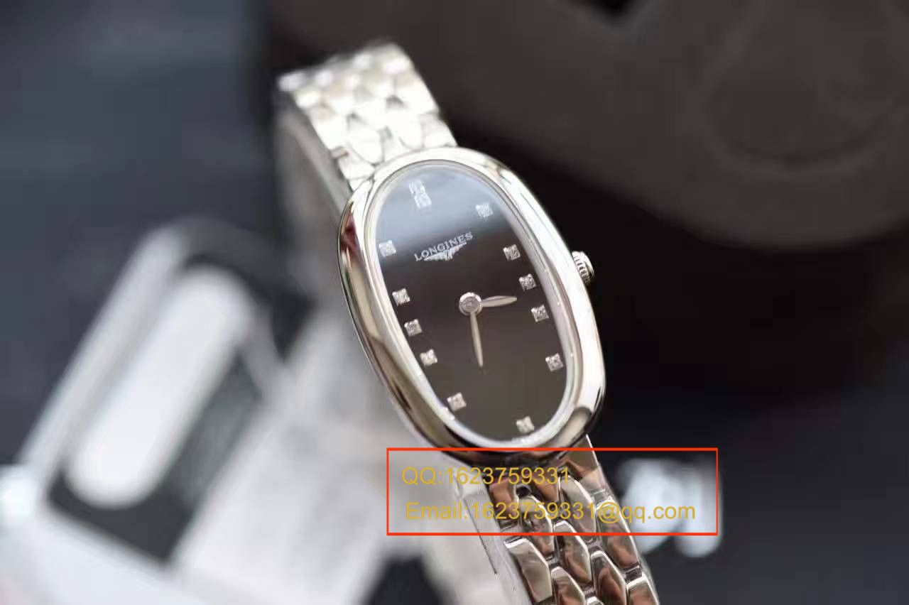 【视频评测KZ台湾厂超A高精仿手表】浪琴优雅圆舞曲系列L2.305.4.87.6女士石英腕表 / LAC043