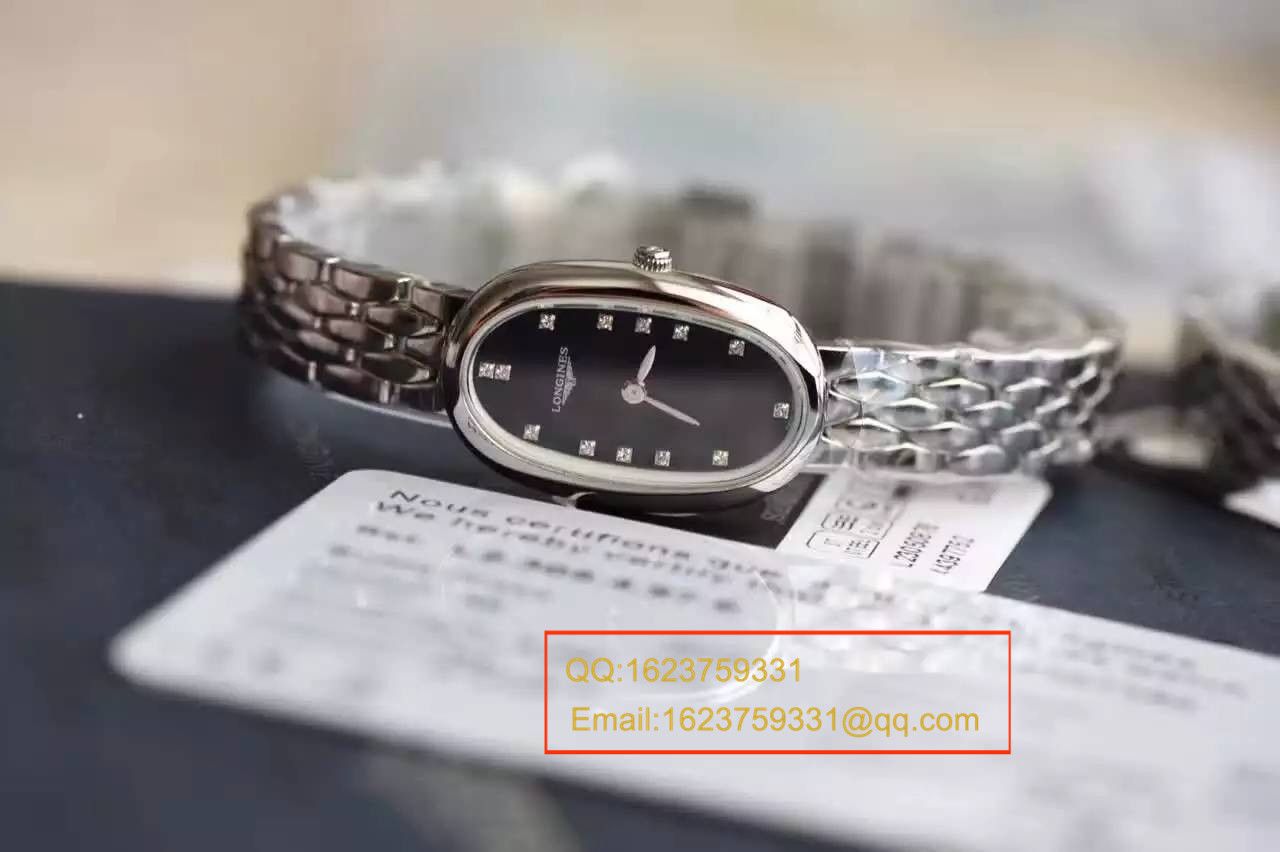 【视频评测KZ台湾厂超A高精仿手表】浪琴优雅圆舞曲系列L2.305.4.87.6女士石英腕表 / LAC043