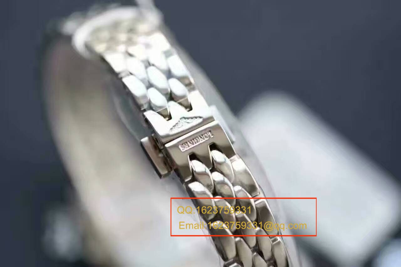 【视频评测KZ台湾厂超A高精仿手表】浪琴优雅圆舞曲系列L2.305.4.87.6女士石英腕表 / LAC043