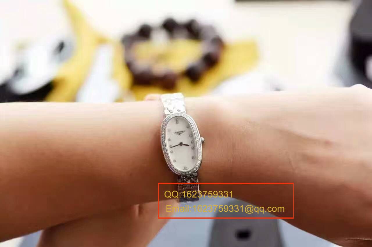【视频评测KZ台湾厂超A高精仿手表】浪琴优雅圆舞曲系列L2.305.4.87.6女士石英腕表 / LAC043