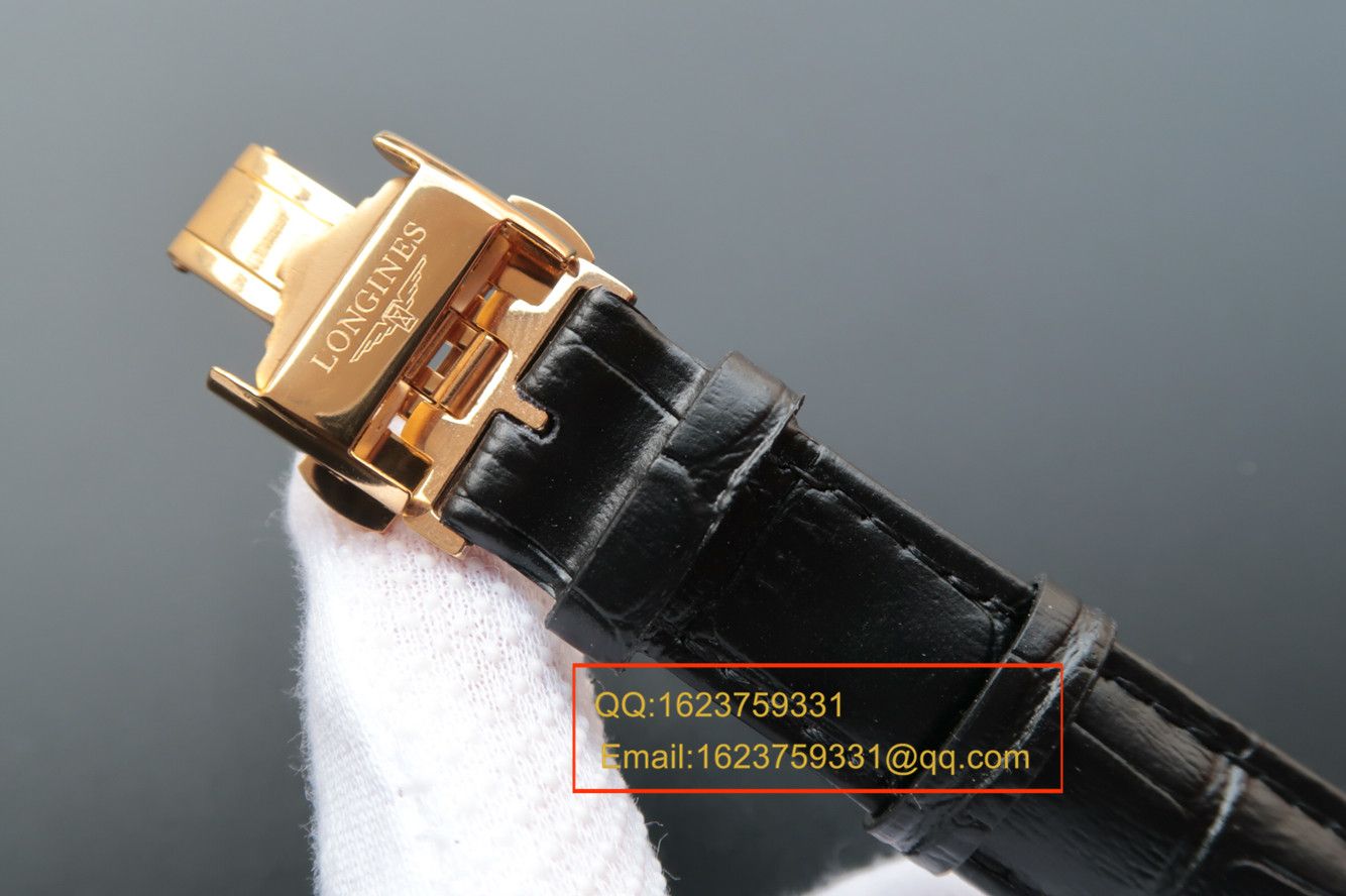 【MK厂1:1超A高仿手表】浪琴HERITAGE1969复古传统系列L2.310.4.72.0金壳腕表 / L091