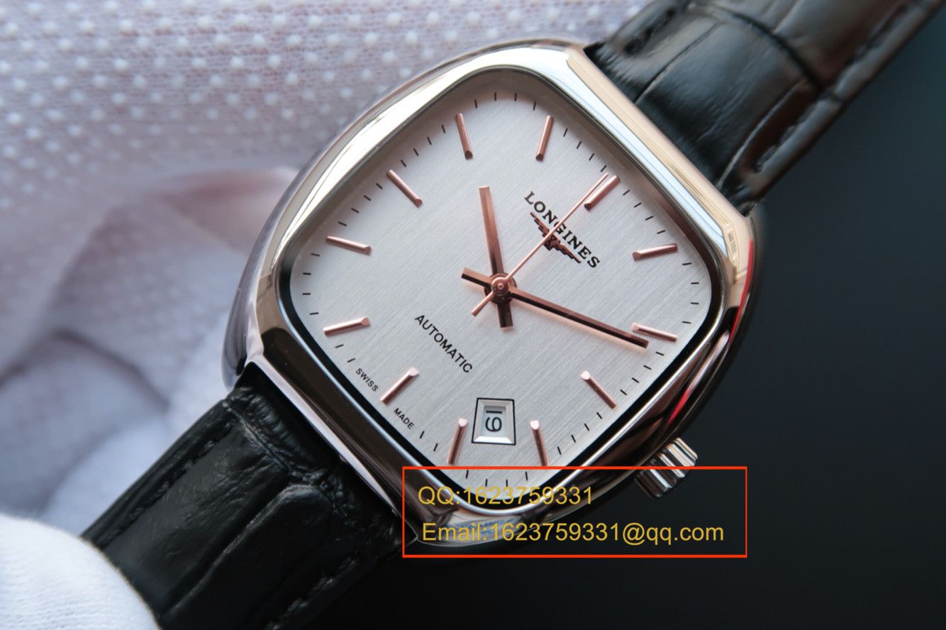 【MK厂1:1超A高仿手表】浪琴HERITAGE1969复古传统系列L2.310.4.72.0金壳腕表 / L091