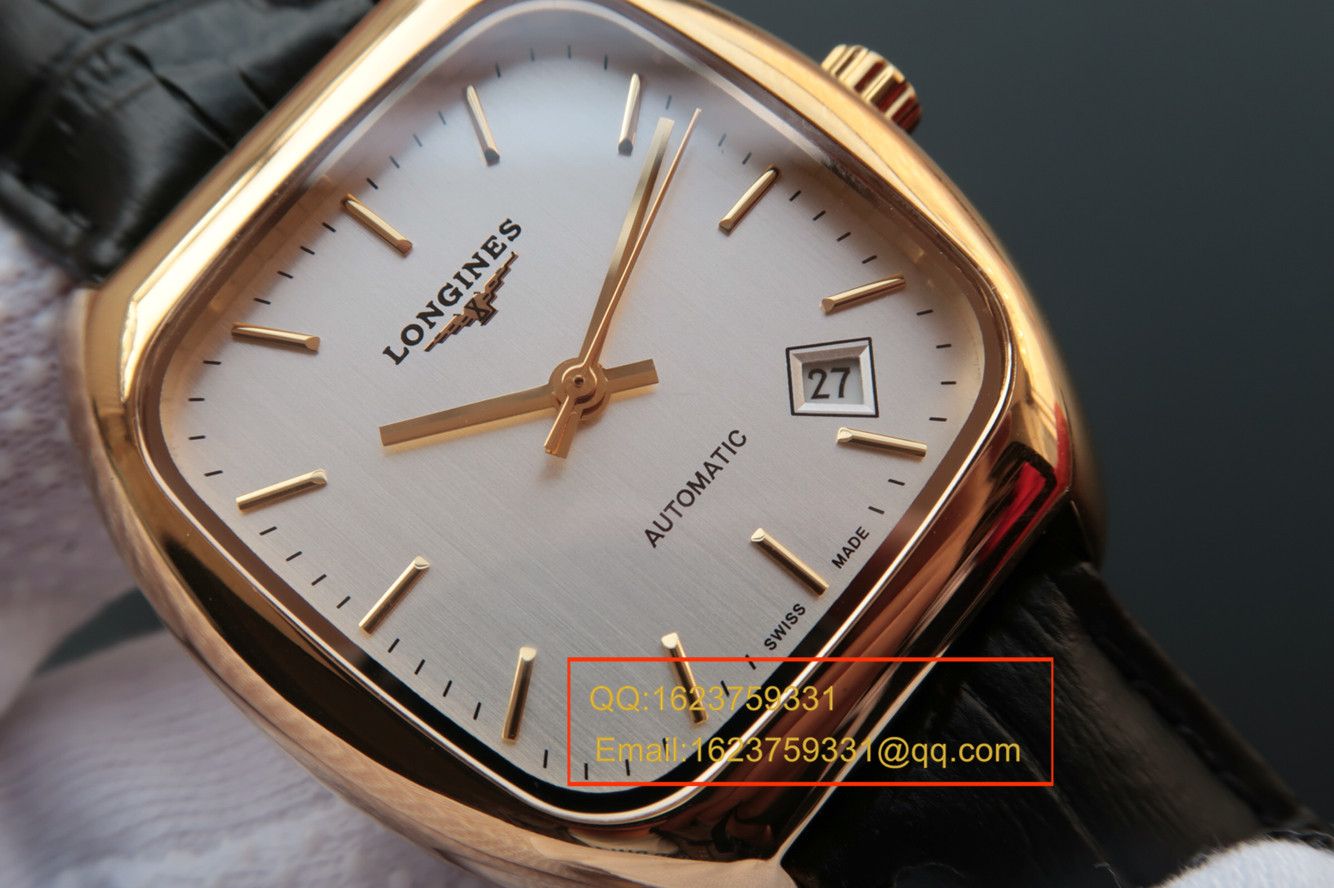 【MK厂1:1超A高仿手表】浪琴HERITAGE1969复古传统系列L2.310.4.72.0金壳腕表 / L091