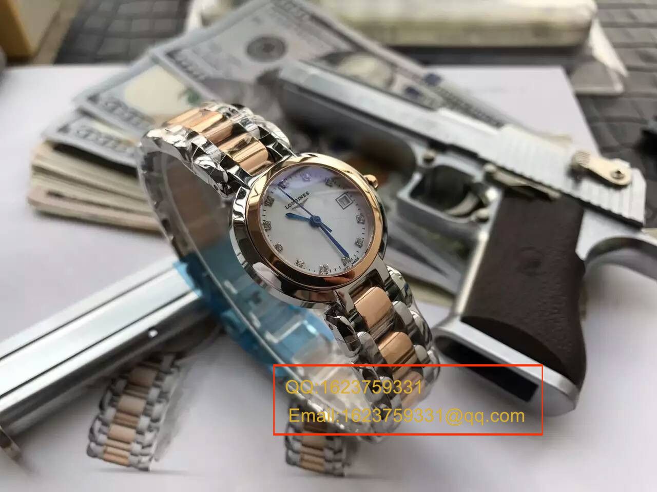 【KZ台湾厂一比一高精仿手表】浪琴优雅 PRIMALUNA心月系列L8.109.5.87.6腕表 / L046