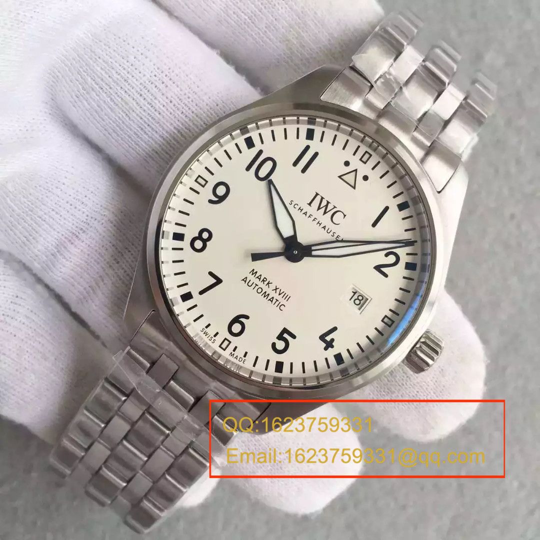 【MK1:1复刻高仿手表】万国飞行员马克十八飞行员腕表系列IW327002腕表《精钢表带款》 / WG244