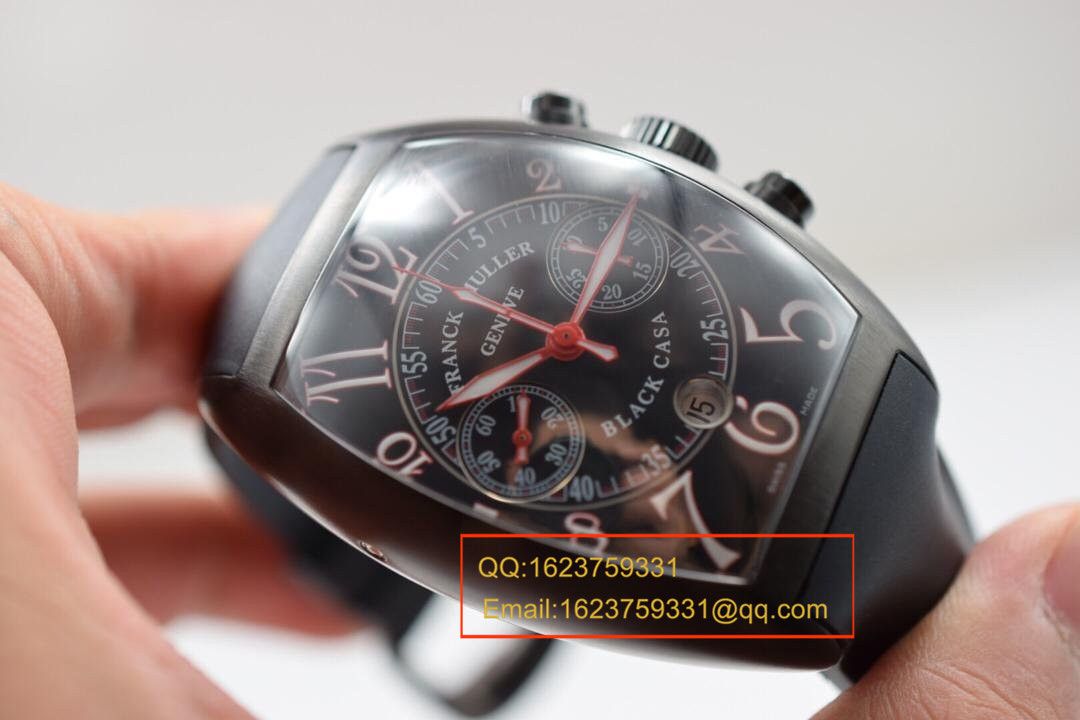 【V6厂超A精仿手表】法穆兰CASABLANCA系列8885 C CC DT NR 红面时标腕表 / FL03