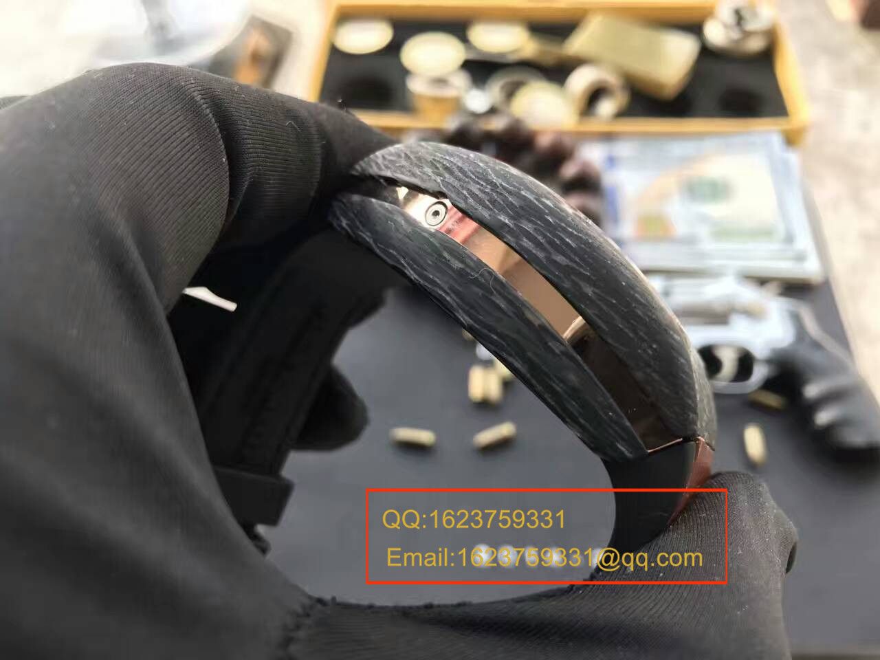 【LE1:1顶级复刻高仿手表】法穆兰VANGUARD系列V45 SC DT BLACK PXL黑面腕表 / 法穆兰CAFL05