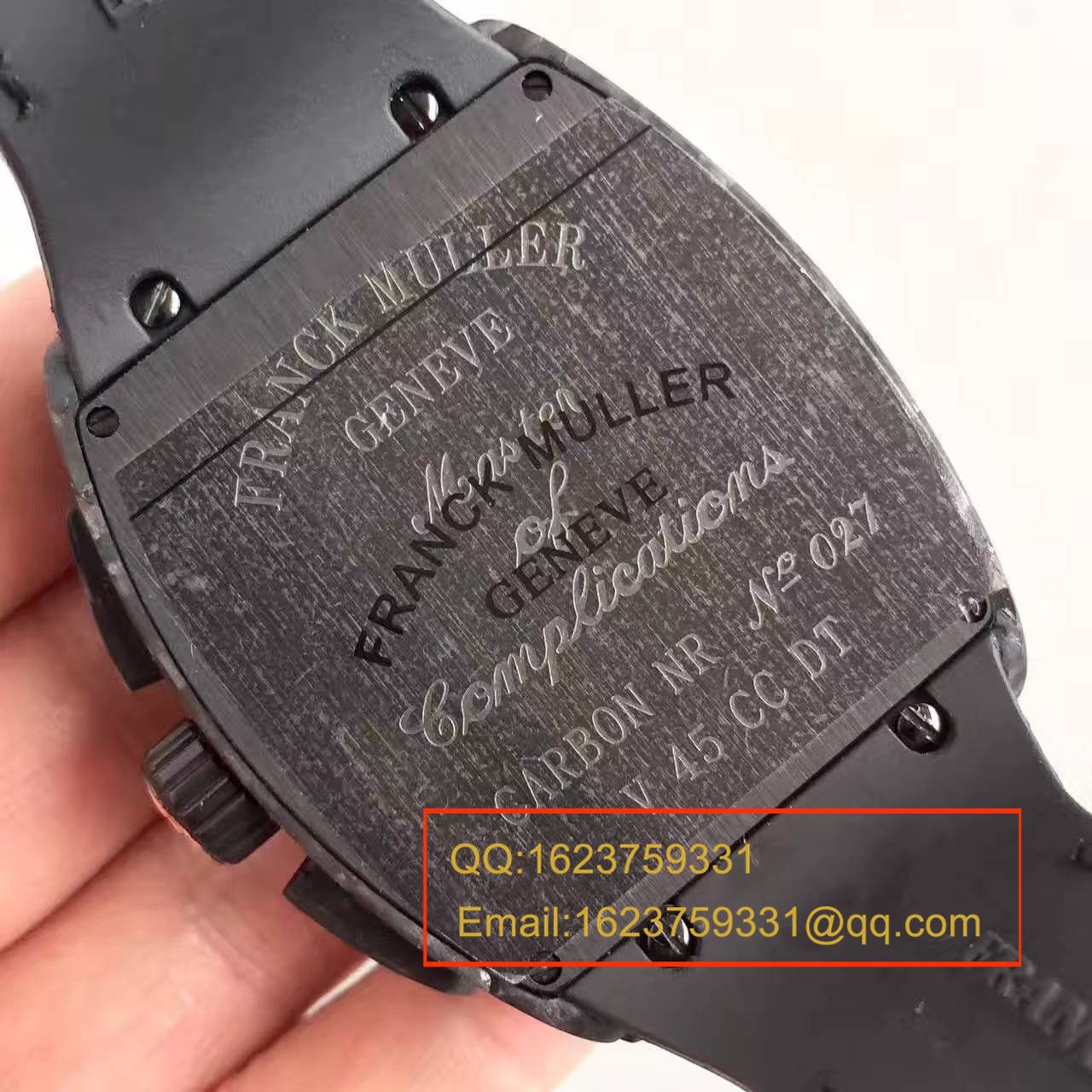 【视频评测LE一比一超A高仿手表】法兰克.穆勒Franck Muller NEW SARATOGE系列V 45 CC DT BLACK PXL腕表 / FL08