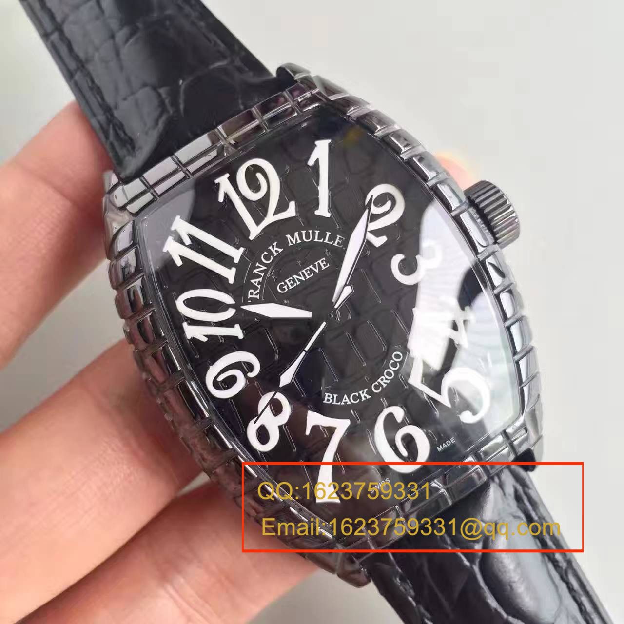 【FM一比一高仿手表】法穆兰BLACK CROCO系列8880 SC BLACK CROCO腕表 / FL14