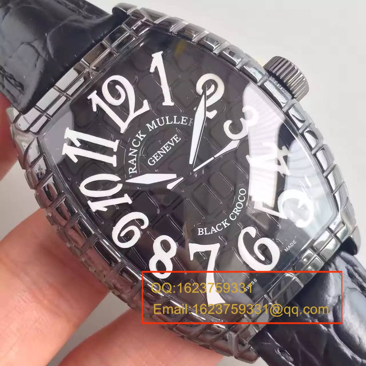【FM一比一高仿手表】法穆兰BLACK CROCO系列8880 SC BLACK CROCO腕表 / FL14