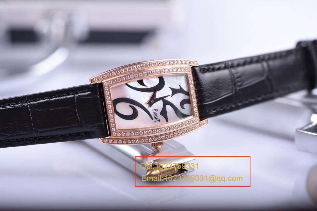 【实拍图鉴赏】特价绝美精致伯爵LIMELIGHT系列G0A36191腕表酒桶女装手表 / 伯爵BOJ017