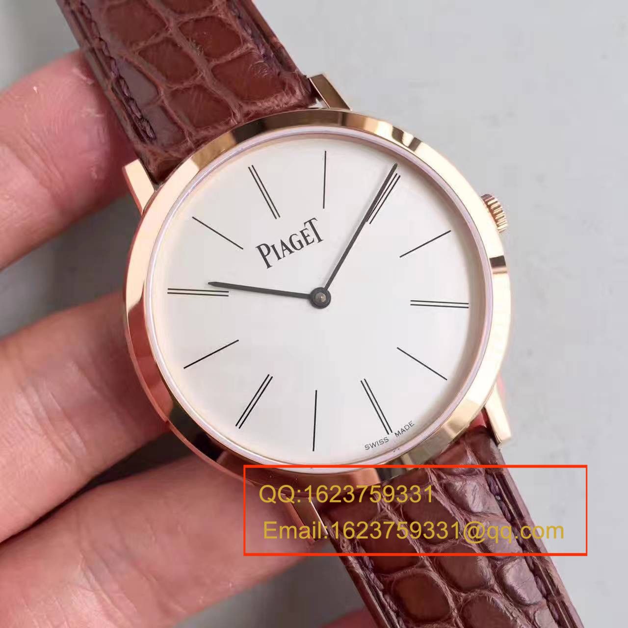 【台湾工厂1:1复刻高仿手表】伯爵ALTIPLANO系列G0A31114腕表 / PT007