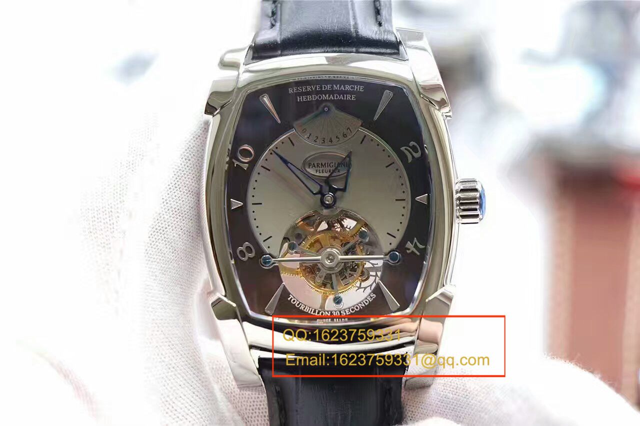 【视频评测BM1:1精高仿手表】帕玛强尼TOURBILLON系列PF011255.01陀飞轮腕表 