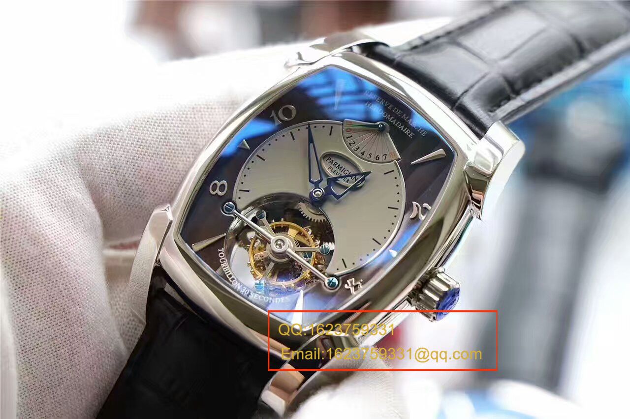 【视频评测BM1:1精高仿手表】帕玛强尼TOURBILLON系列PF011255.01陀飞轮腕表 