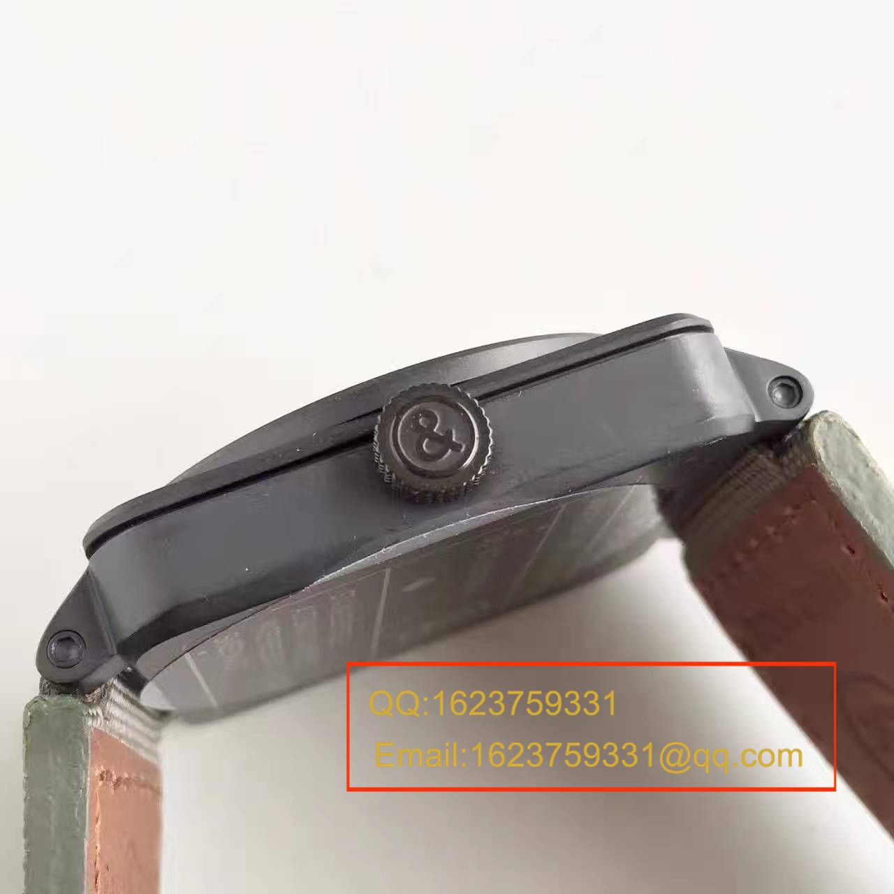 【BR厂顶级复刻高仿手表】柏莱士AVIATION系列BR 03-92 Military Carbon腕表 / BLS007