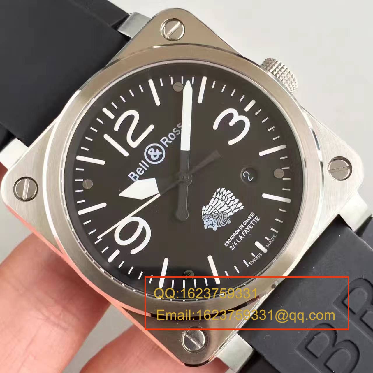 【BR一比一精高仿手表】柏莱仕美军指定军表品牌印地安人头像 专属特别版腕表 BR03-92 / BLS013