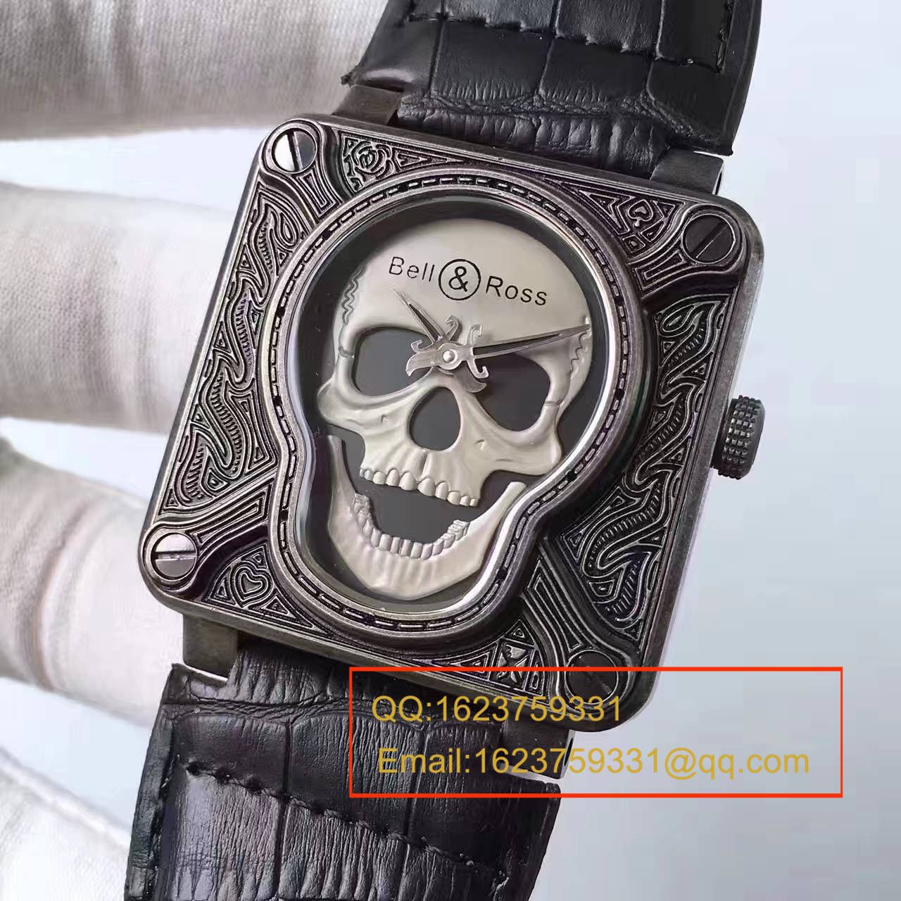 【UK厂一比一超A高仿手表】柏莱士AVIATION系列BR 01 BURNING SKULL腕表 / BL014