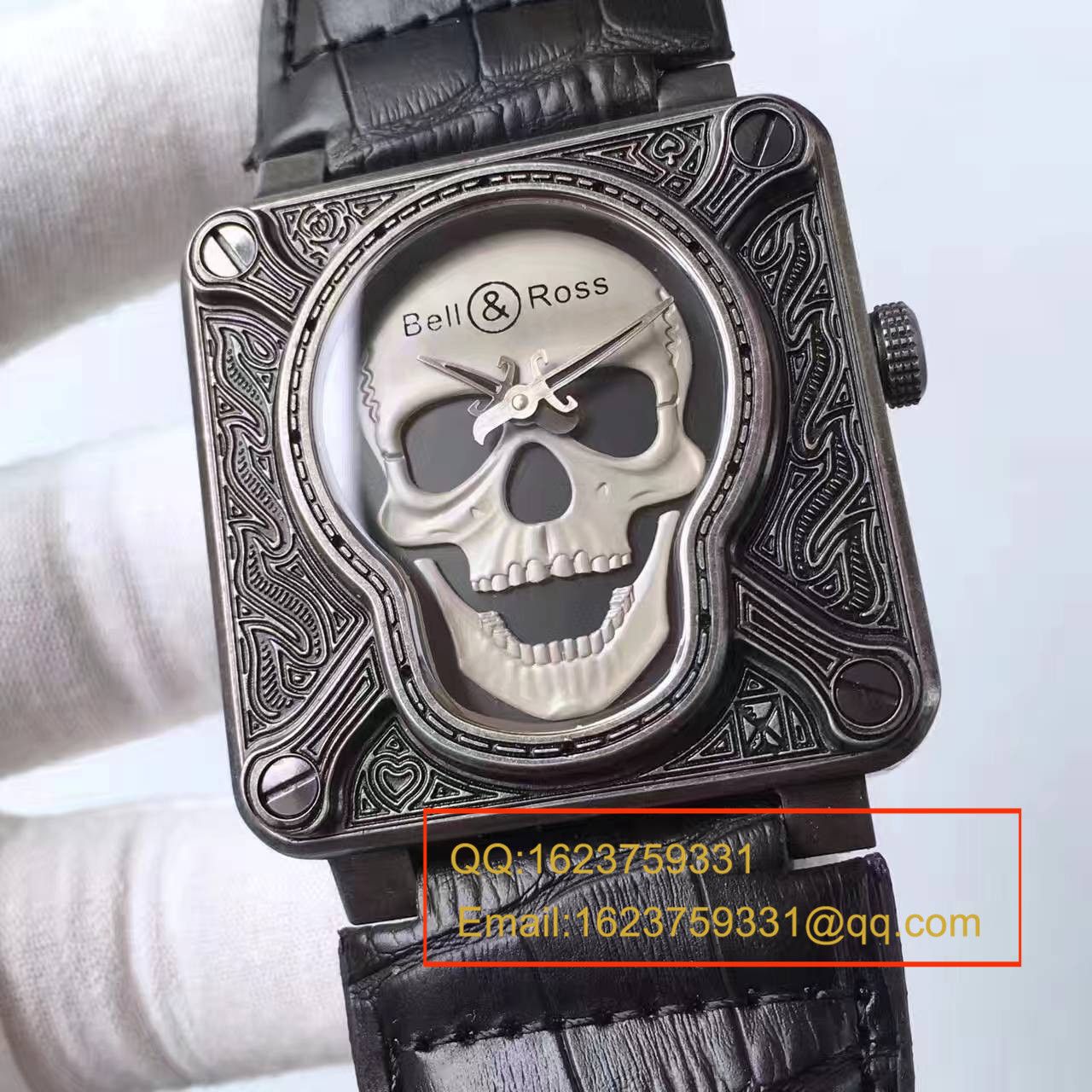 【UK厂一比一超A高仿手表】柏莱士AVIATION系列BR 01 BURNING SKULL腕表 / BL014