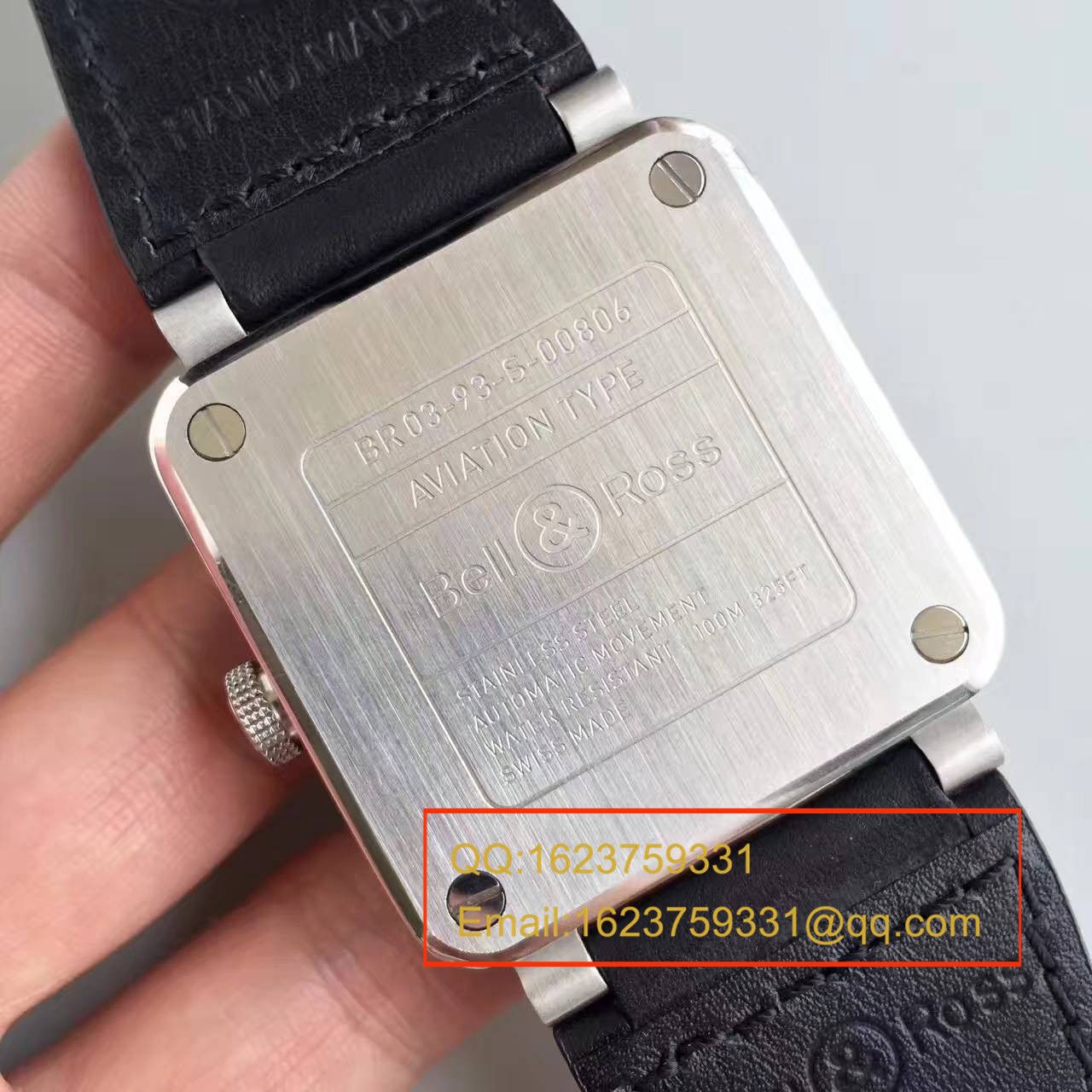 【BR厂一比一超A高仿手表】柏莱士AVIATION系列BR 03-93 GMT腕表 / BLBA014