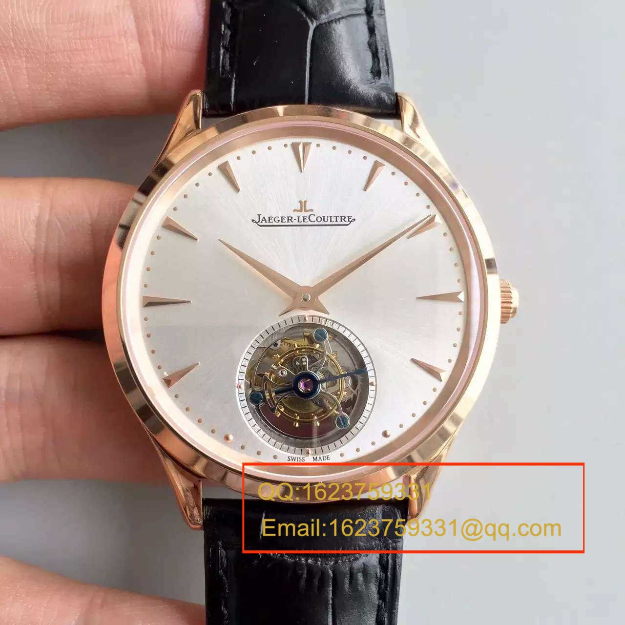 【LH一比一超A高精仿手表】积家Master超薄大师系列Q1323420全自动陀飞轮腕表 / JJ076