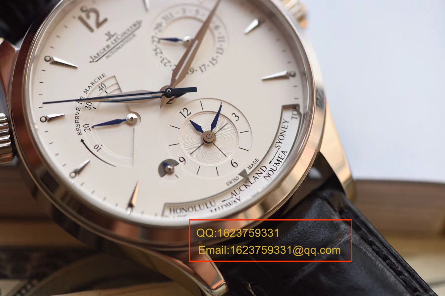 【TW一比一超A高仿手表】积家大师 MASTER CONTROL系列q1428420双时区腕表 / JJBE029B