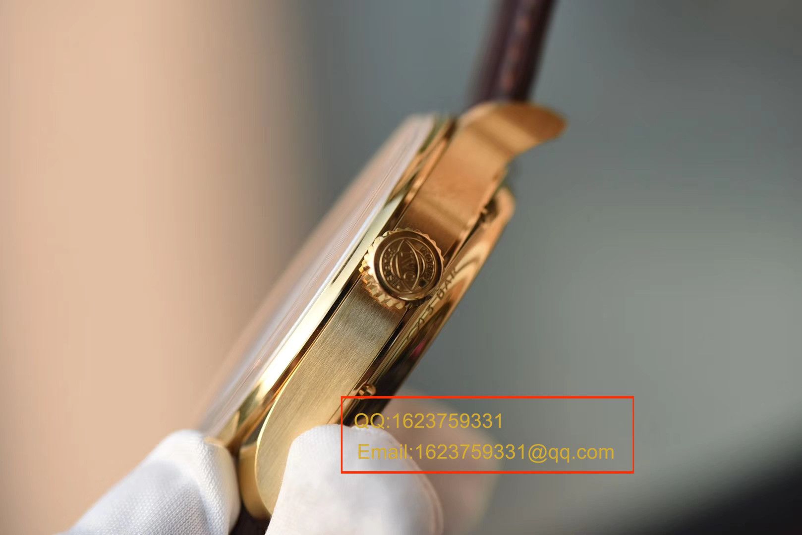 【YL一比一超A高精仿手表】万国葡萄牙年历腕表系列万国年历黄金壳白面款 / WG105