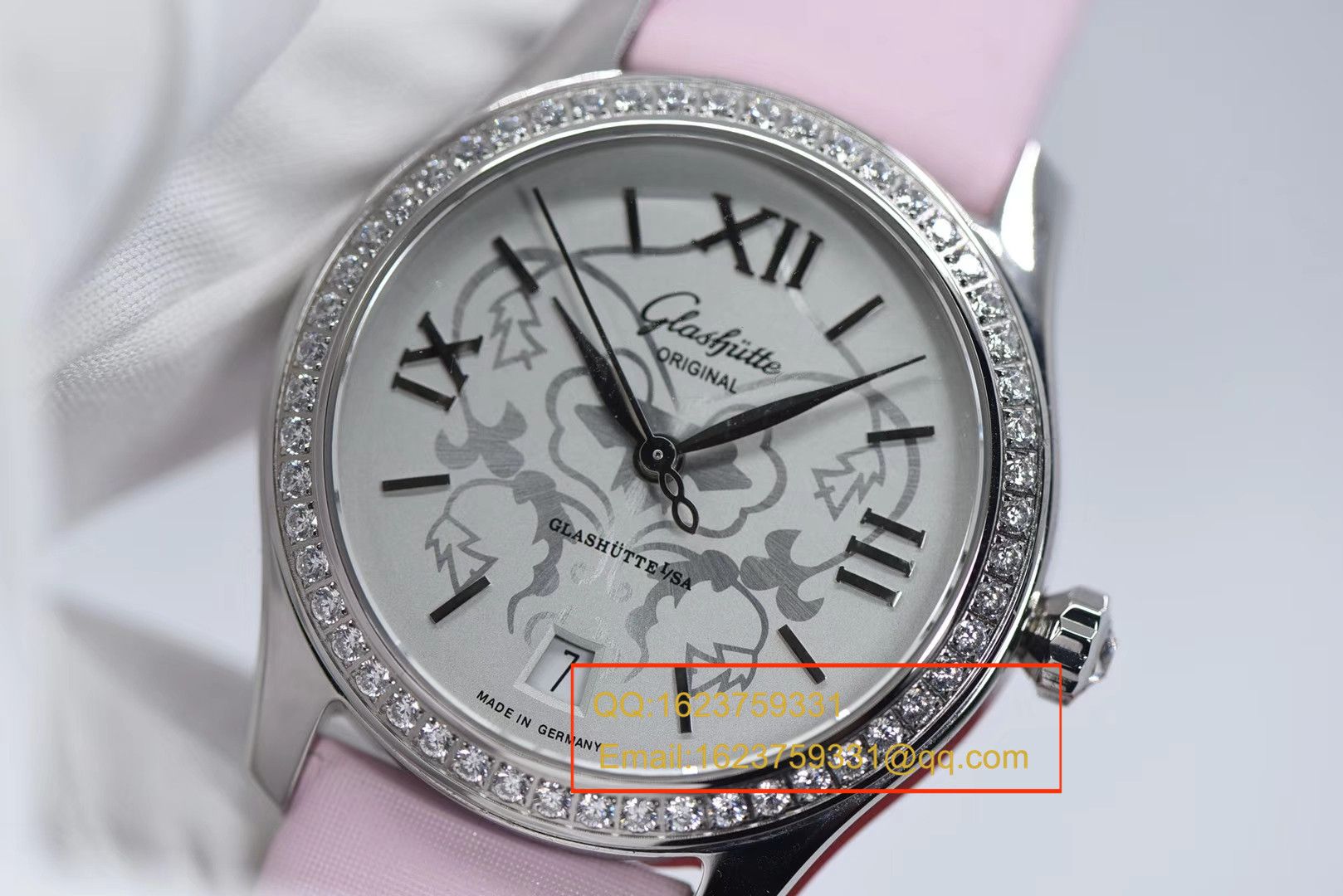 【FK一比一超A精高仿女表】格拉苏蒂原创女表系列1-39-22-03-22-44腕表 / GLA048