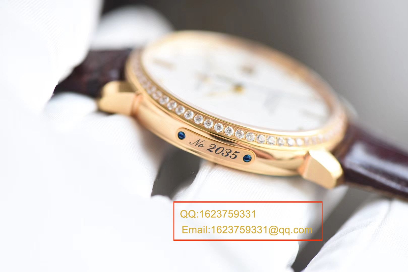 【FK一比一超A高仿手表】雅典鎏金系列8156-111-2/92 表圈镶钻腕表 / YD011