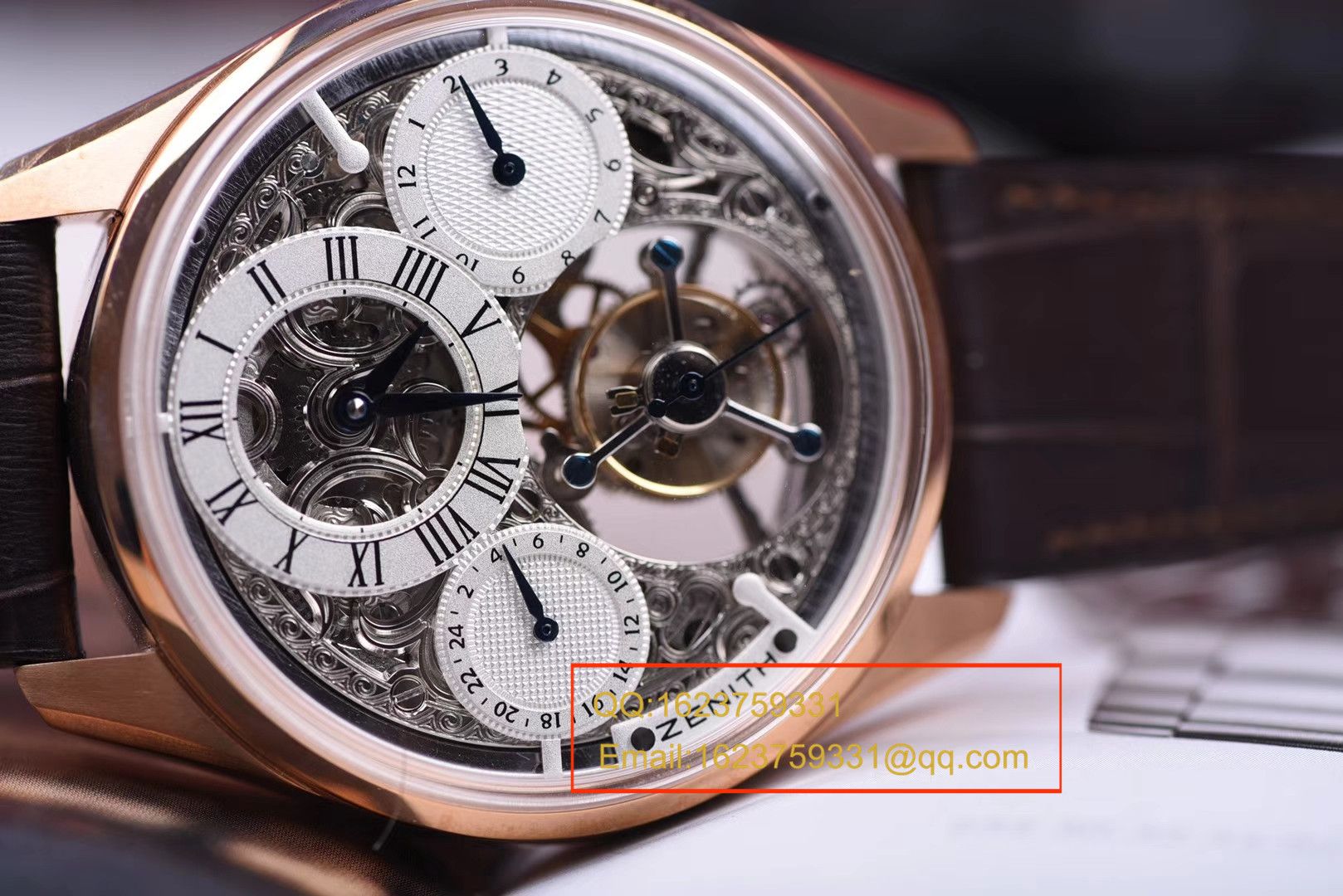 【视频评测】BM一比一超A高仿真力时ACADEMY系列镂空玫瑰金陀飞轮腕表 / ZSLEA038