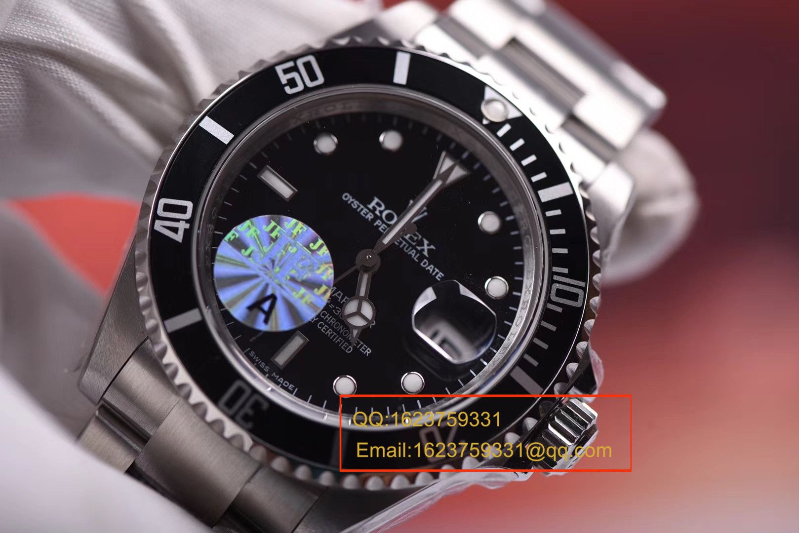 【JF厂一比一超A高仿手表】劳力士潜航者型系列16610LV第四代老款黑水鬼 / RBE173A