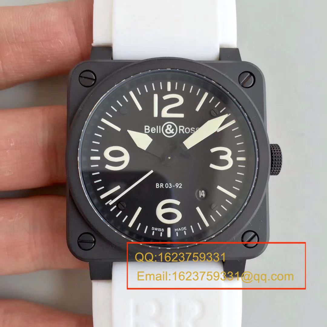 【BR1:1顶级高精仿手表】柏莱士AVIATION系列 BR 03-92 BLACK CAMO腕表 / BLS011